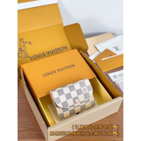 루이비통 로잘리 코인 퍼스 다미에 아주르