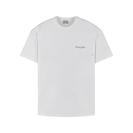 디올 은방울꽃 프린트 티셔츠