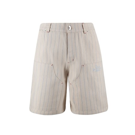 디올 화이트 코튼 데님 반바지