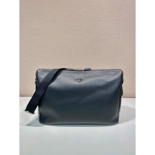 프라다 가죽 숄더백