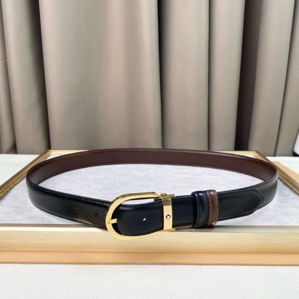 몽블랑 가죽 벨트 3cm
