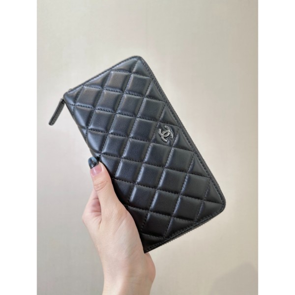 샤넬 지퍼돌이 장지갑