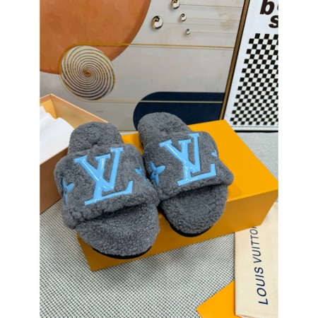 루이비통 퍼 뮬 슬리퍼