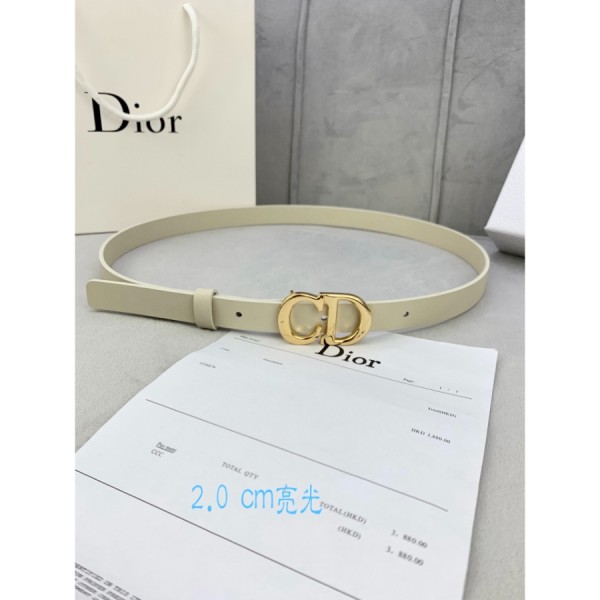 디올 CD 로고 여자 벨트 2cm 2color