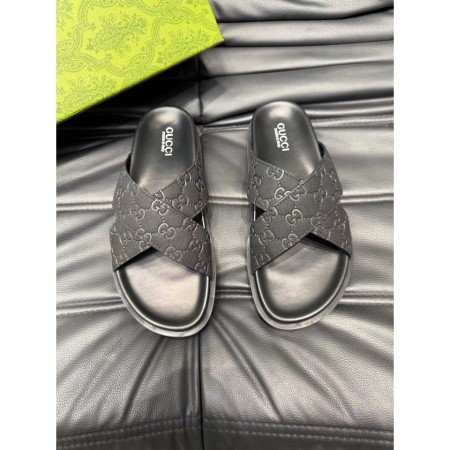 구찌 G 로고 남자 슬리퍼