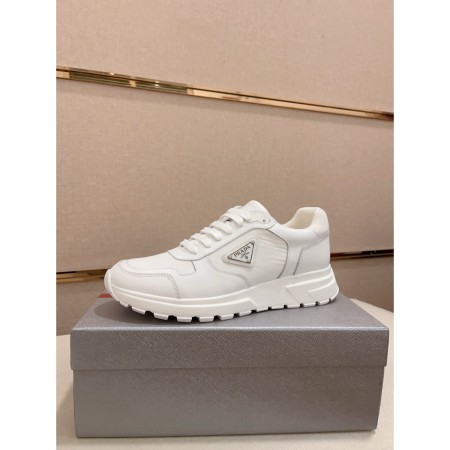 프라다 남성 리나일론 삼각 로고 스니커즈