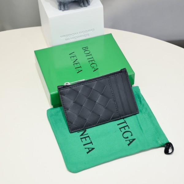 보테가베네타 패러킷 인트레치아토 지퍼 카드 케이스