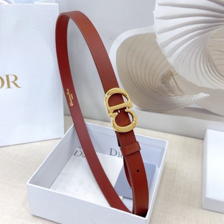 디올 CD 로고 가죽 벨트 2cm