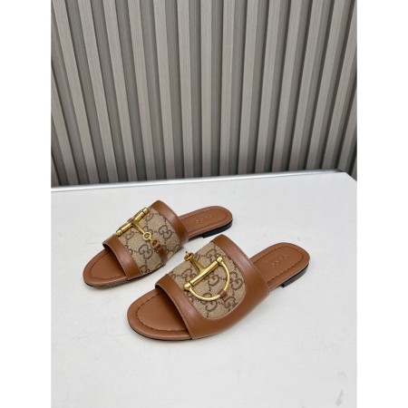 구찌 여성 홀스빗 슬라이드 샌들