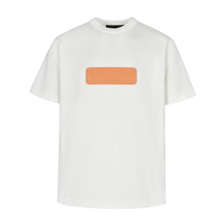 루이비통 VVN 패치 쇼트 슬리브드 코튼 크루넥 반팔티