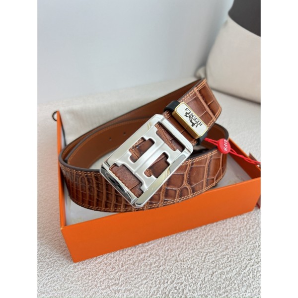 에르메스 가죽 벨트 3.8cm