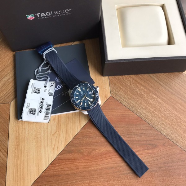 태그 호이어 아쿠아레이서 블루 41mm