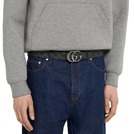 구찌 리버서블 GG 마몽 벨트 3.5cm