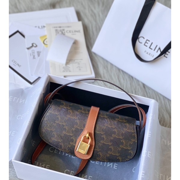 셀린느 트리옹프 캔버스 숄더백