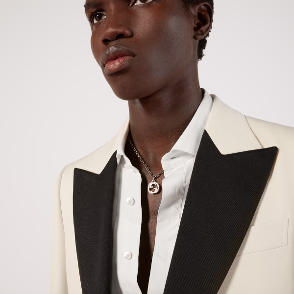 구찌 925 스털링 실버 구찌 인터로킹 펜던트