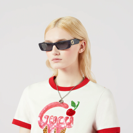 구찌 925 스털링 실버 구찌 인터로킹 펜던트