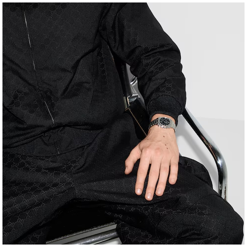 구찌 G-Flat 스틸 시계 36mm