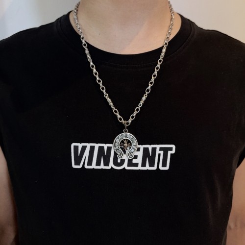 크롬하츠 체크 목걸이