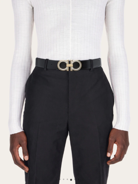 페레가모 리버서블 간치니 벨트 3.5CM