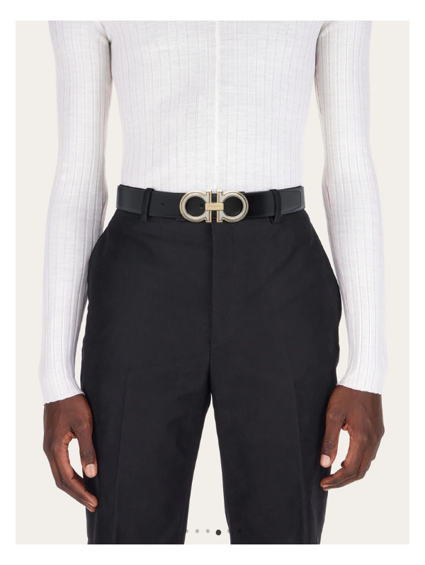 페레가모 리버서블 간치니 벨트 3.5CM