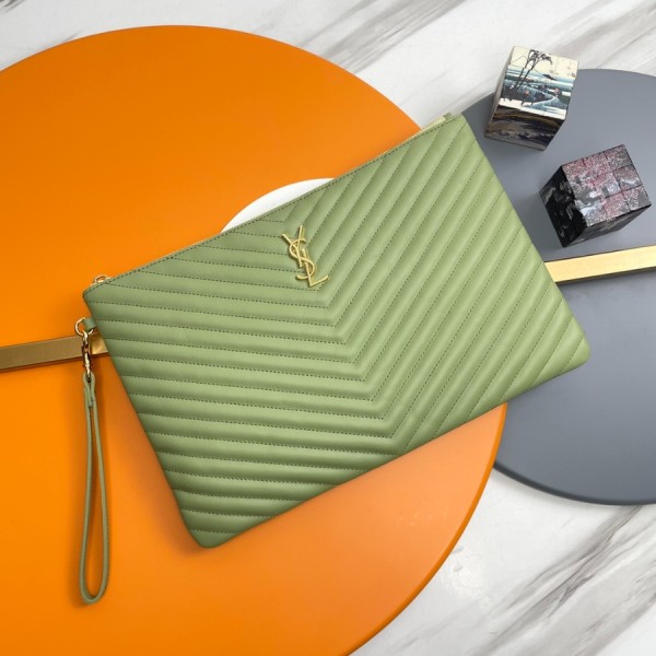 생로랑 마틀라세 라지 클러치백