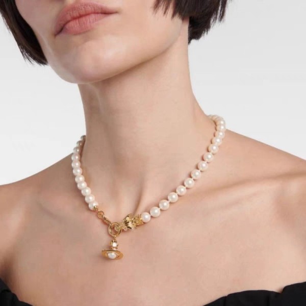 비비안 웨스트우드 드래곤 진주 목걸이