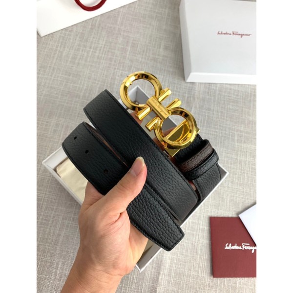 페레가모 리버서블 가죽 벨트