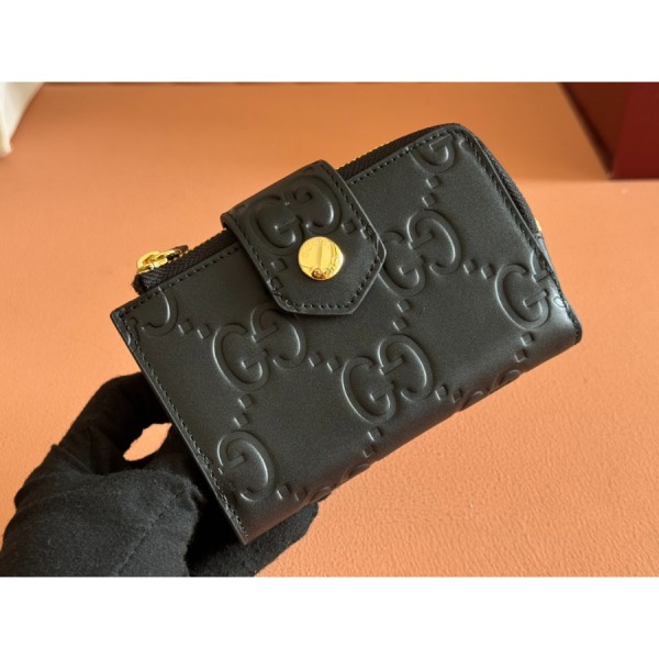 구찌 클래식 점보 GG 똑딱이 지퍼 반지갑