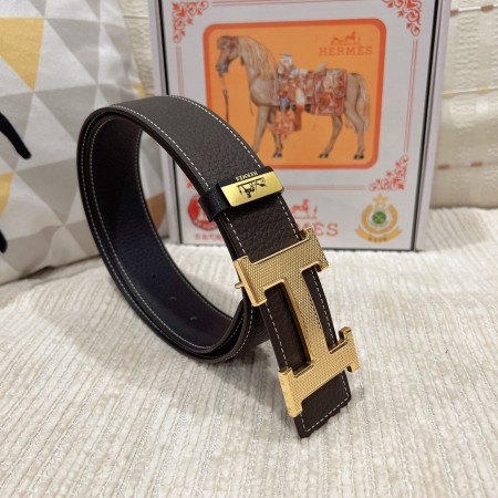 에르메스 H 버클 남자 벨트 3.8CM