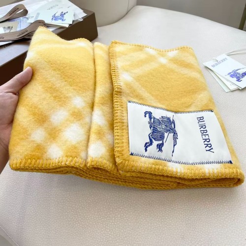 버버리 체크 울 스카프