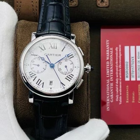 까르띠에 로통드 크로노그래프 40MM