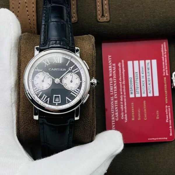 까르띠에 로통드 크로노그래프 40MM