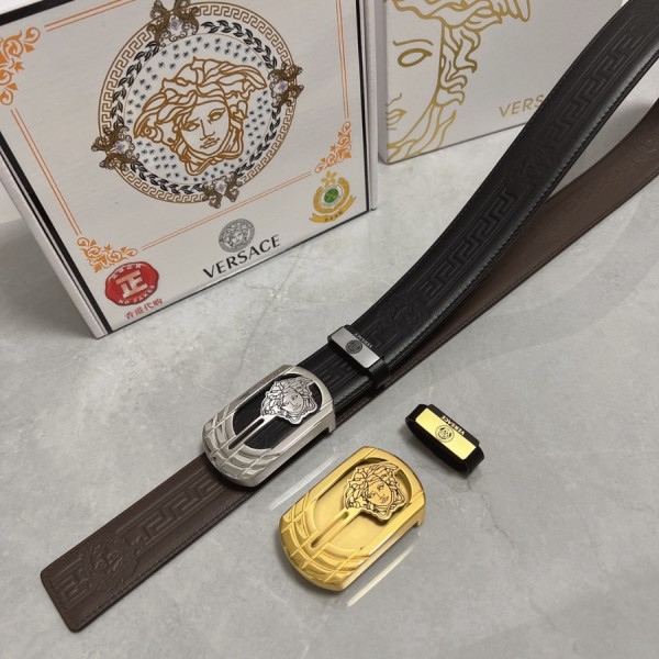 베르사체 메두사 버클 벨트 38MM