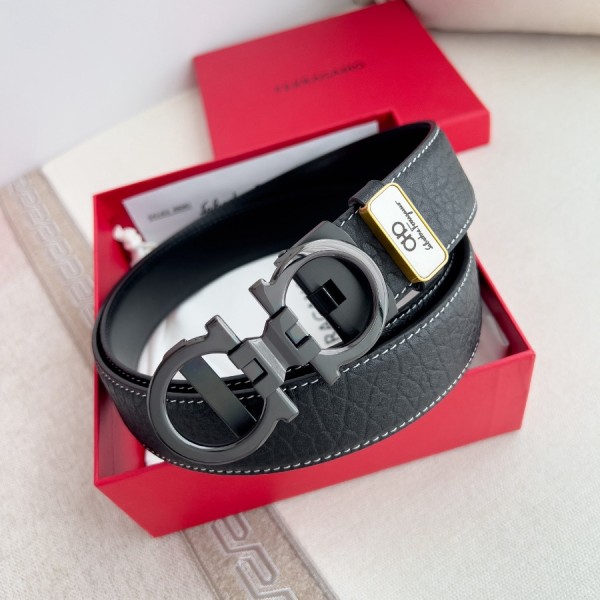 페레가모 가죽 벨트 35MM